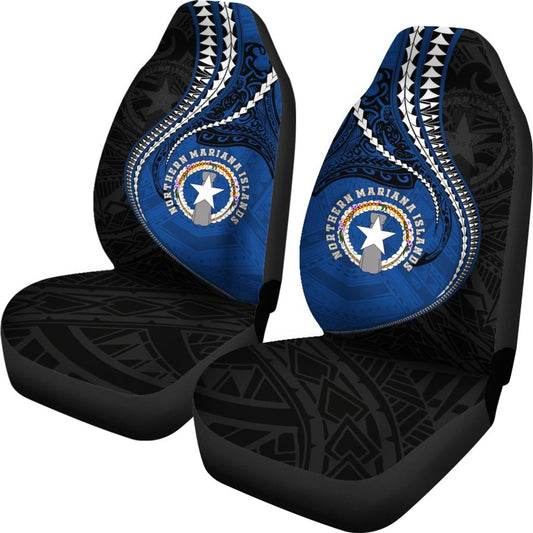 Northern Mariana Islands Car Seat Cover Kanaloa Tatau Gen Mp