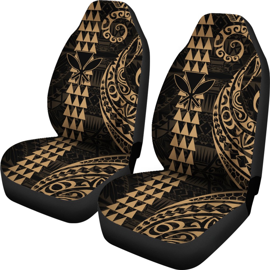 Kanaka Polynesian Car Seat Covers Gold