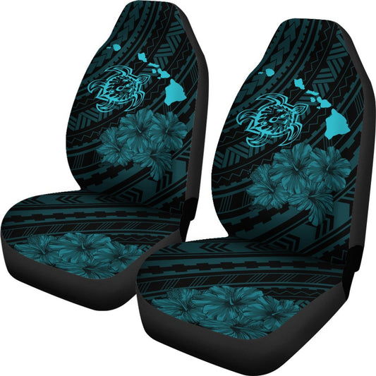 Hawaii Sea Turtle Is Swimming Toward Car Seat Covers Blue