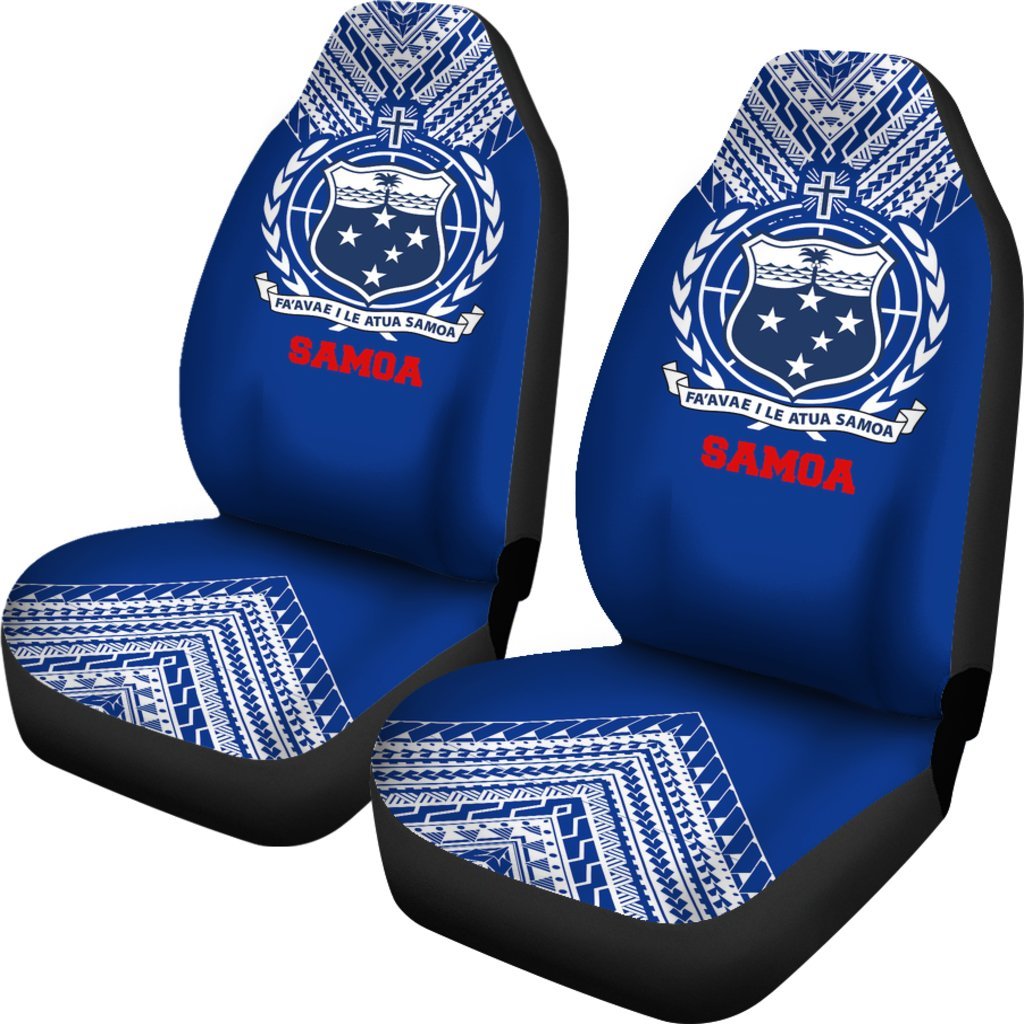 Samoa Car Seat Cover Samoa Coat Of Arms Athletic Style A0