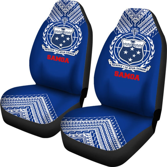 Samoa Car Seat Cover Samoa Coat Of Arms Athletic Style A0