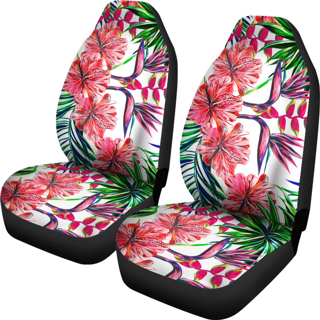 Hawaii Hibiscus Pattern Car Seat Covers 04
