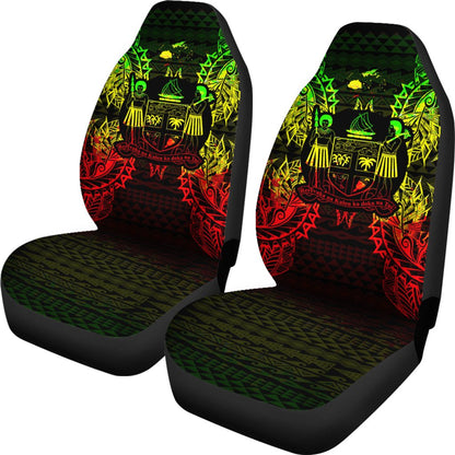 Fiji Car Seat Cover Fiji Coat Of Arms Map Reggae