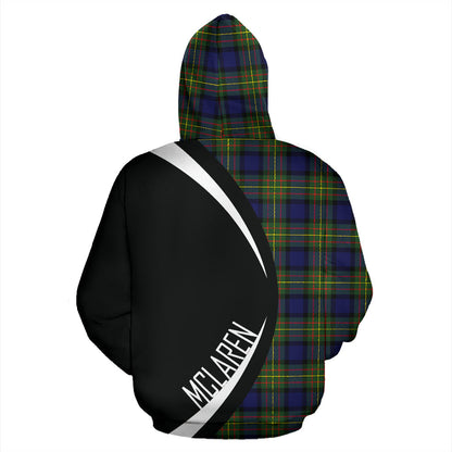 Printivon Mclaren Modern Tartan Crest Hoodie Circle Style