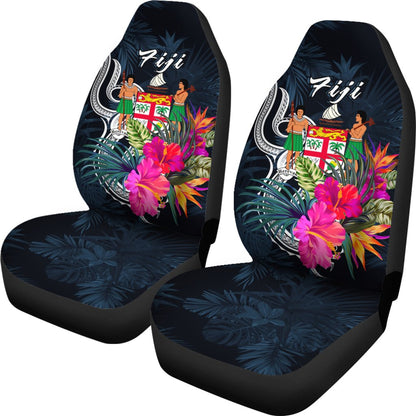 Fiji Polynesian Car Seat Covers Tropical Flower