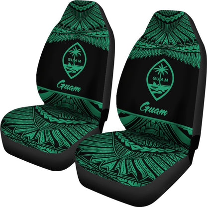 Guam Polynesian Car Seat Covers Pride Green Version