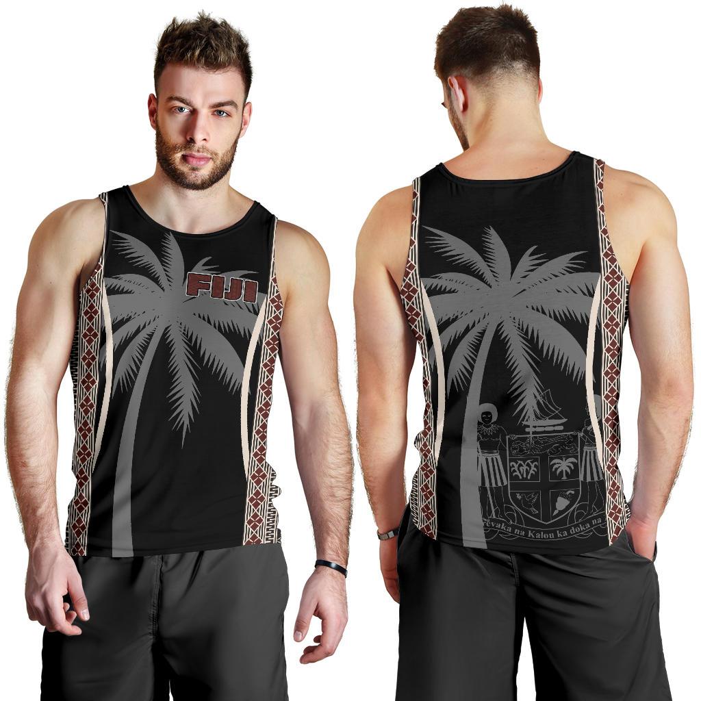Fiji Men's Tank Top Tapa Coconut