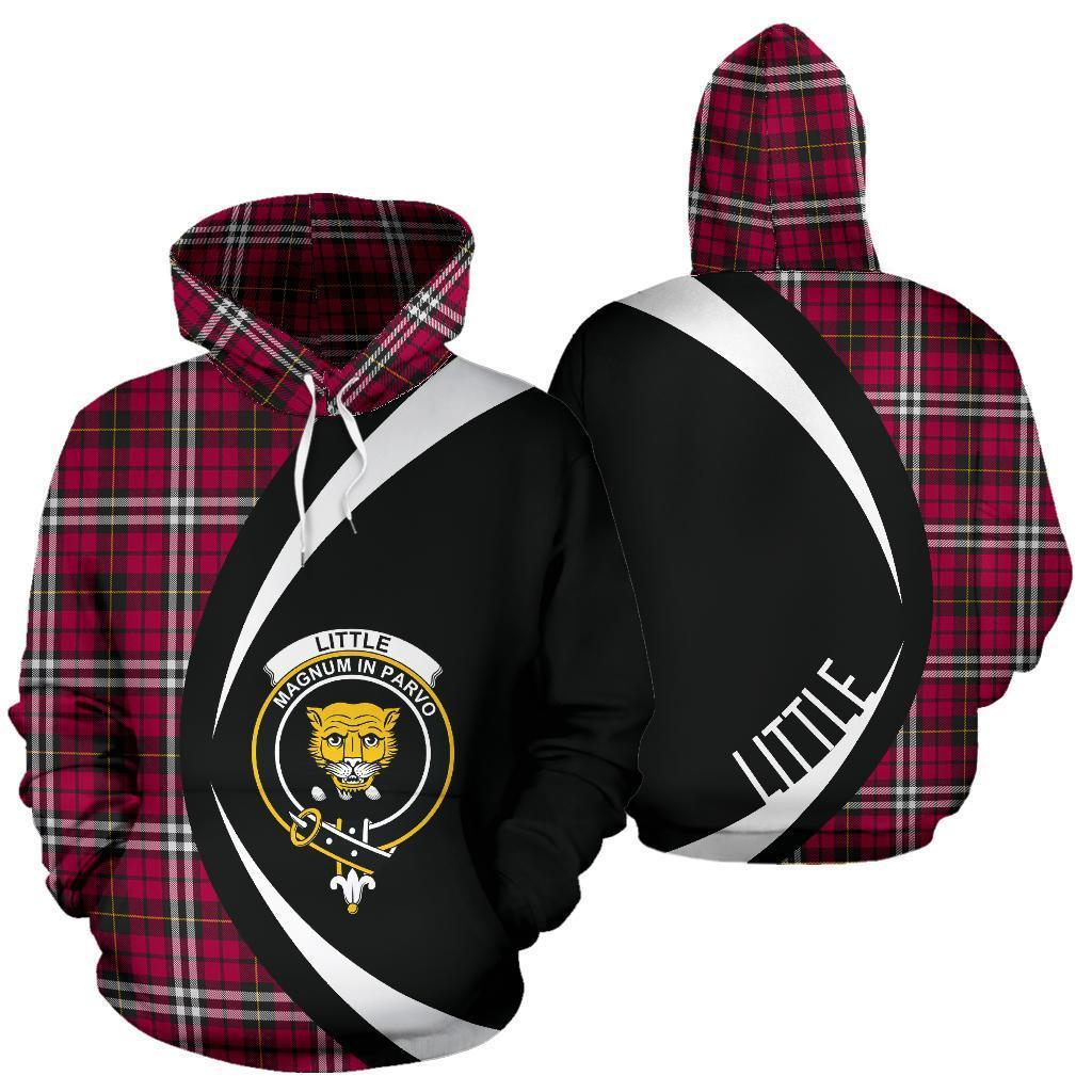 Printivon Little Tartan Crest Hoodie Circle Style