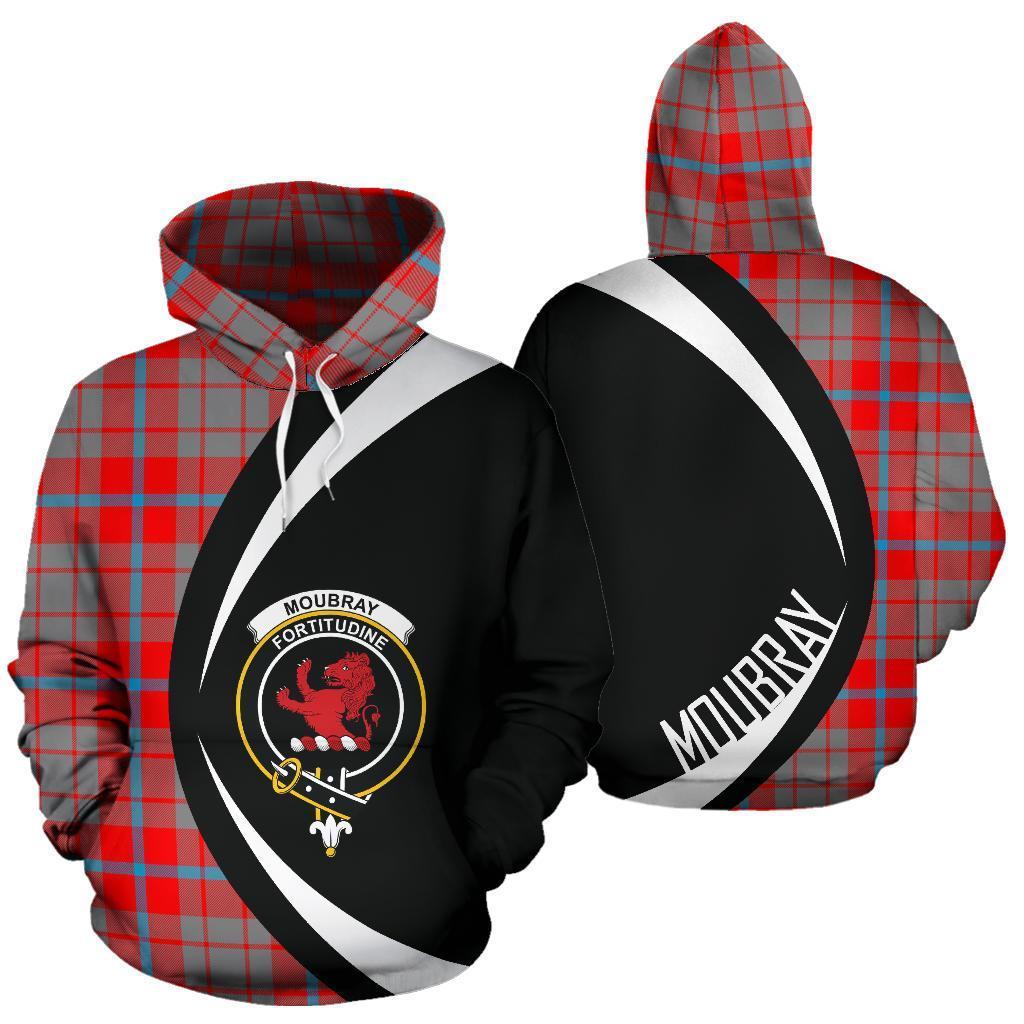 Printivon Moubray Tartan Crest Hoodie Circle Style
