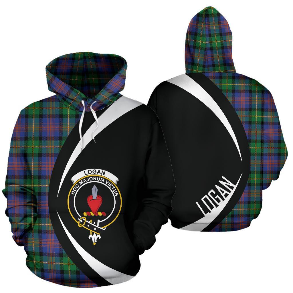 Printivon Logan Ancient Tartan Crest Hoodie Circle Style