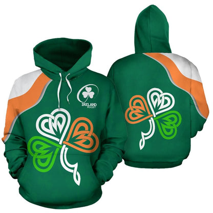 Ireland Rugby Shamrock Hoodie