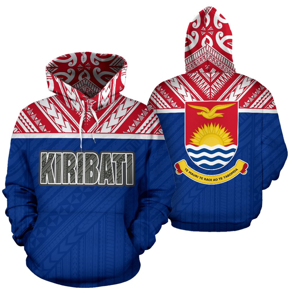 Kiribati All Over Hoodie Polynesian Hoodie Version