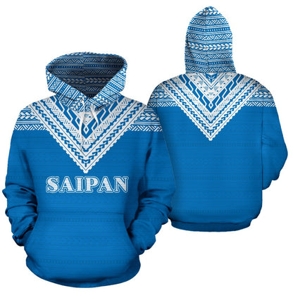 Saipan All Over Hoodie Blue Version