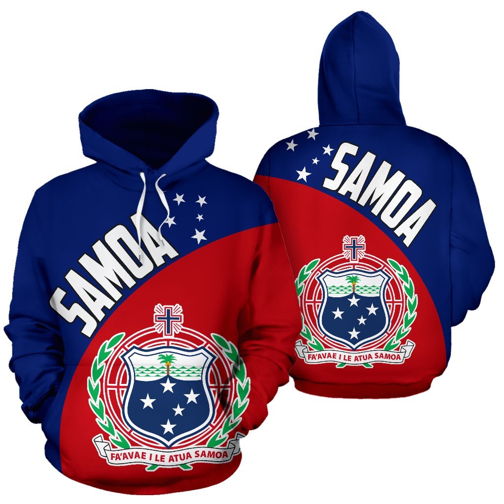 Samoa Hoodie Samoa Flag Coat Of Arms Th9