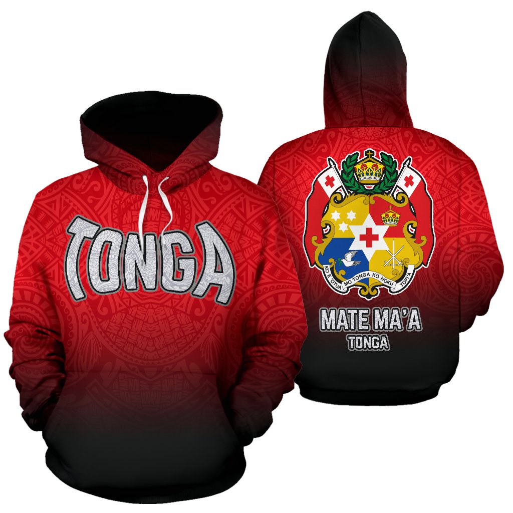 Tonga All Over Hoodie Mate Ma'a Tonga