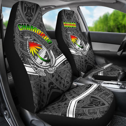 Guam Car Seat Covers Turtle Guam Seal Chamorro