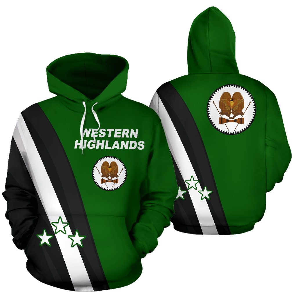 Western Highlands Papua New Guinea Hoodie Wester Highlands Flag