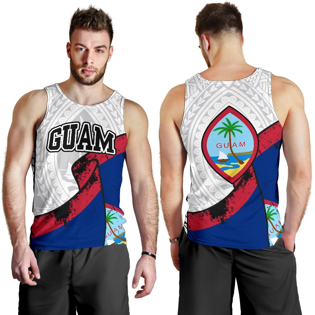 Guam Special White Men's Tank Top A0