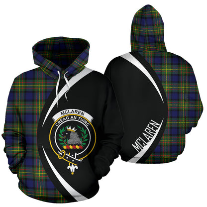 Printivon Mclaren Modern Tartan Crest Hoodie Circle Style