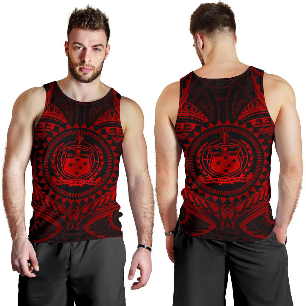 Samoa Polynesian Men's Tank Top Samoa Red Seal
