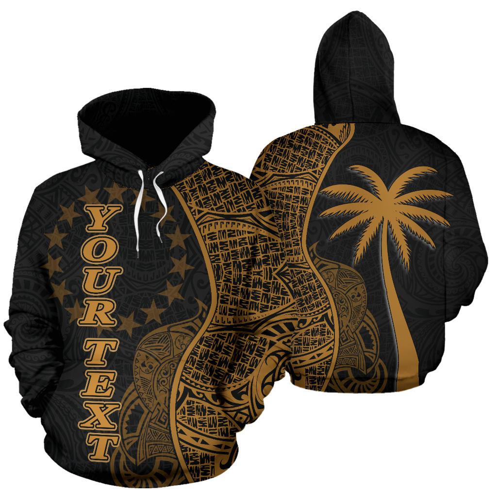 Cook Islands Polynesian Hoodie Coconut Gold