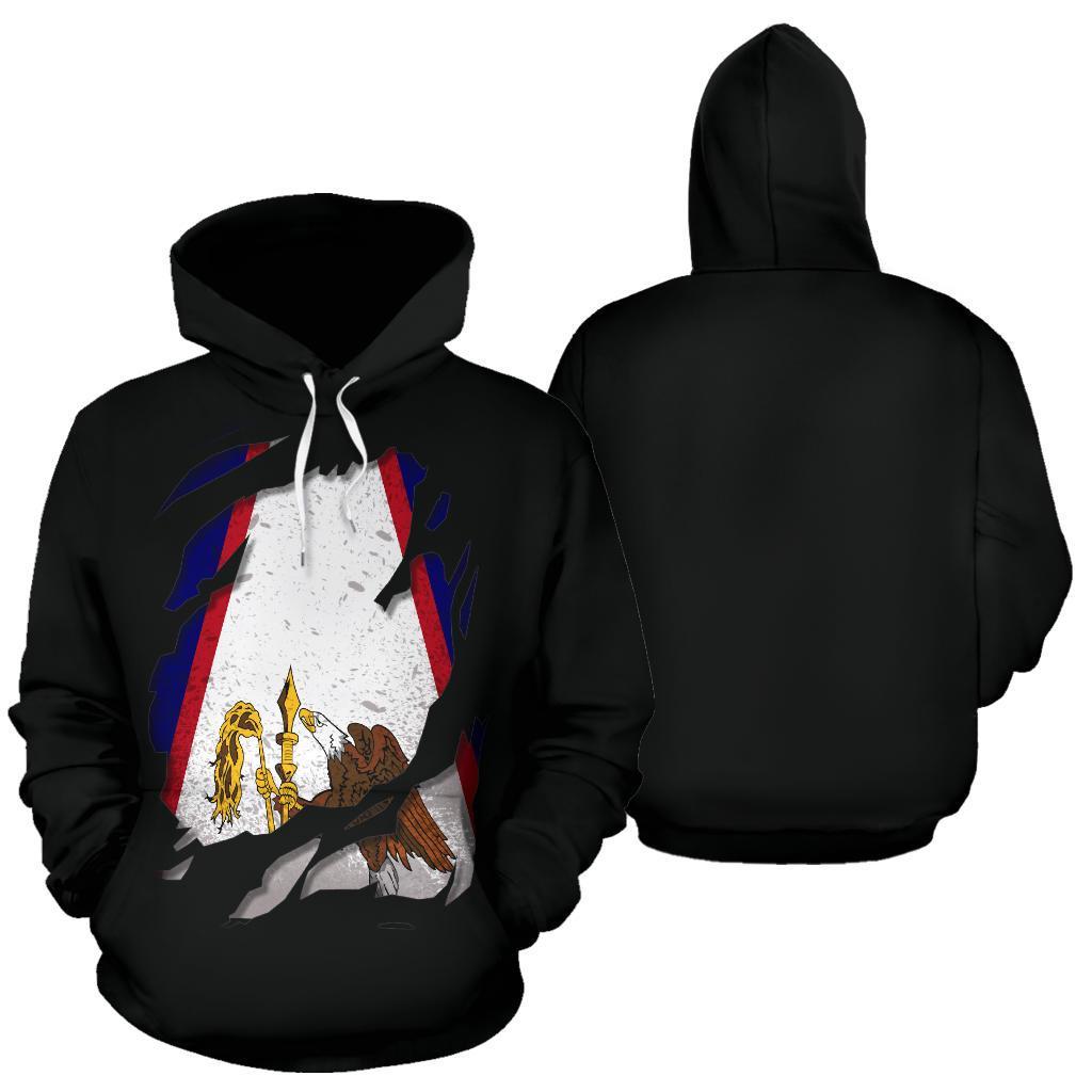 American Samoa Hoodie American Samoa Flag K13