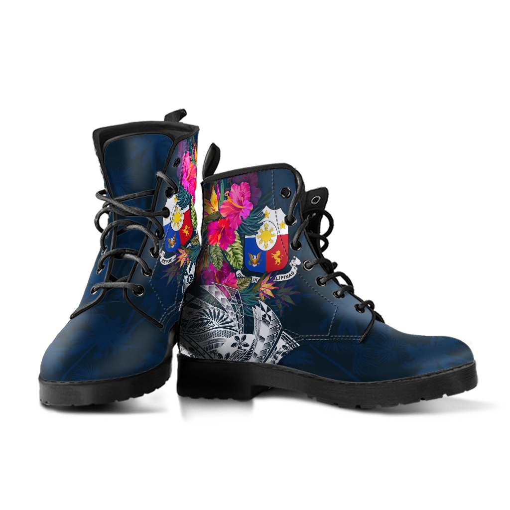 The Philippines Leather Boots - Summer Vibes
