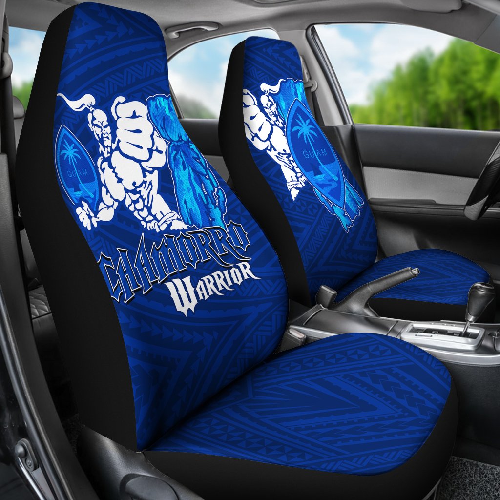Guam Car Seat Covers Chamorro Warrior