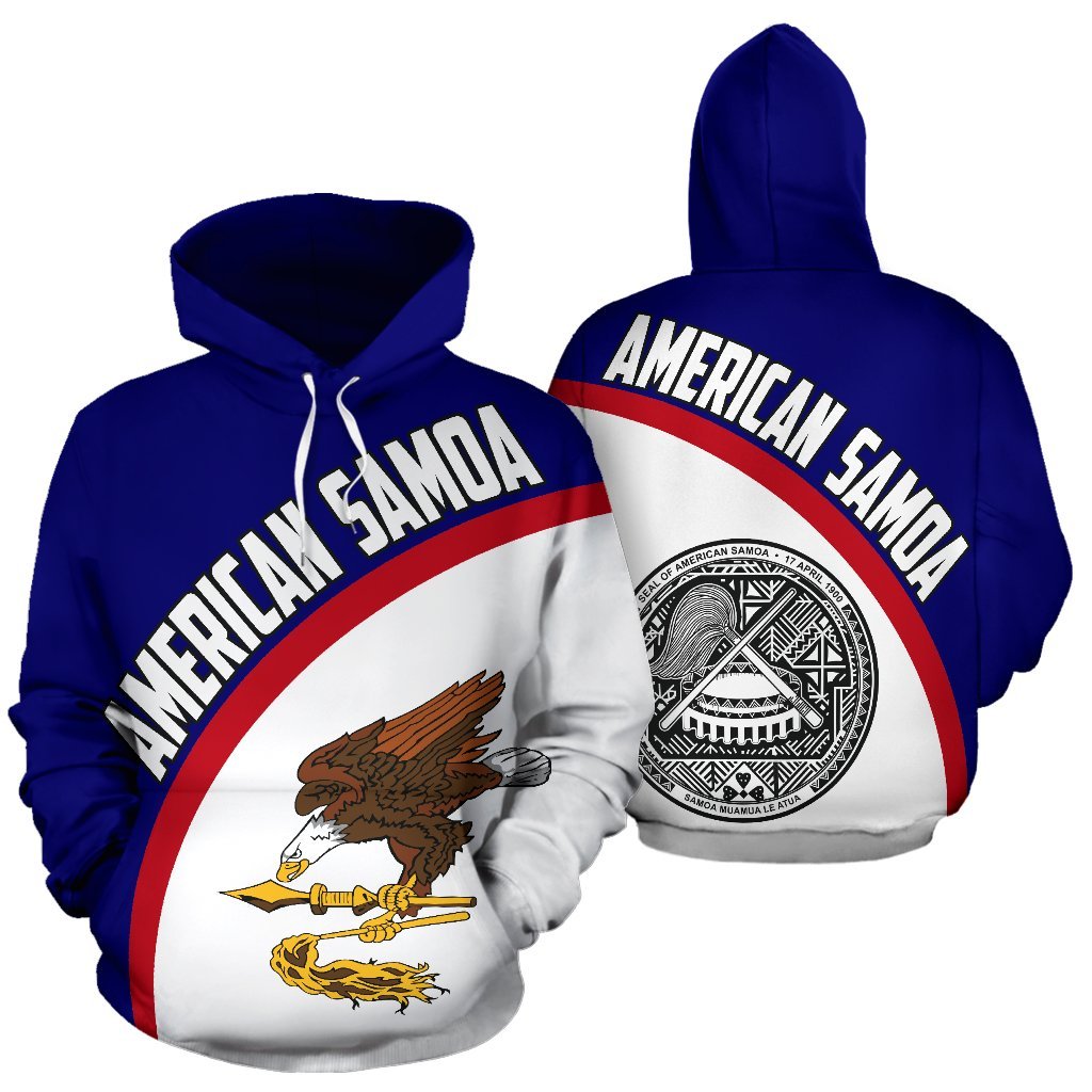 American Samoa Hoodie American Samoa Flag Seal Th9