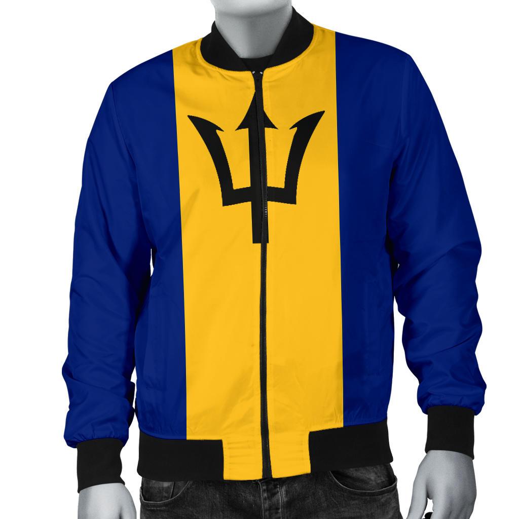 Barbados Men's Bomber Jacket Original Flag