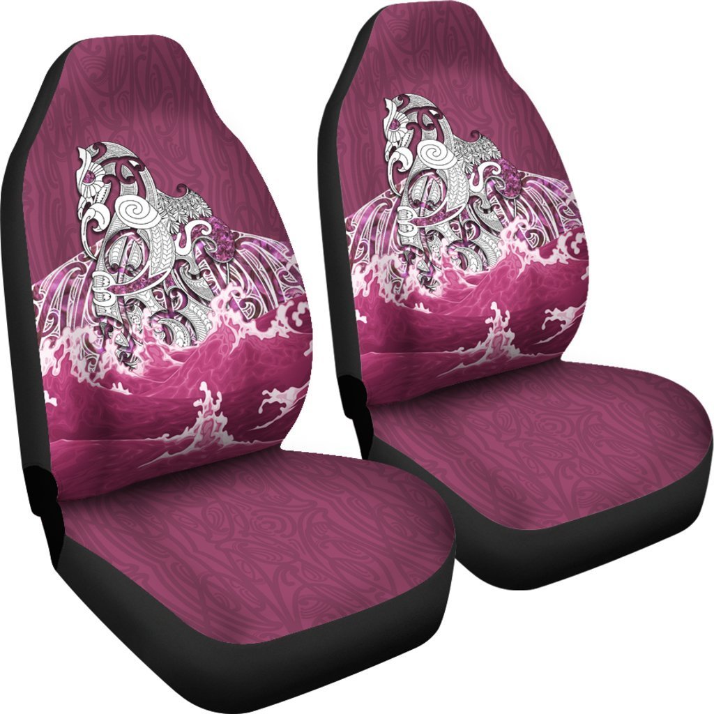 Maori Manaia The Blue Sea Car Seat Covers, Pink