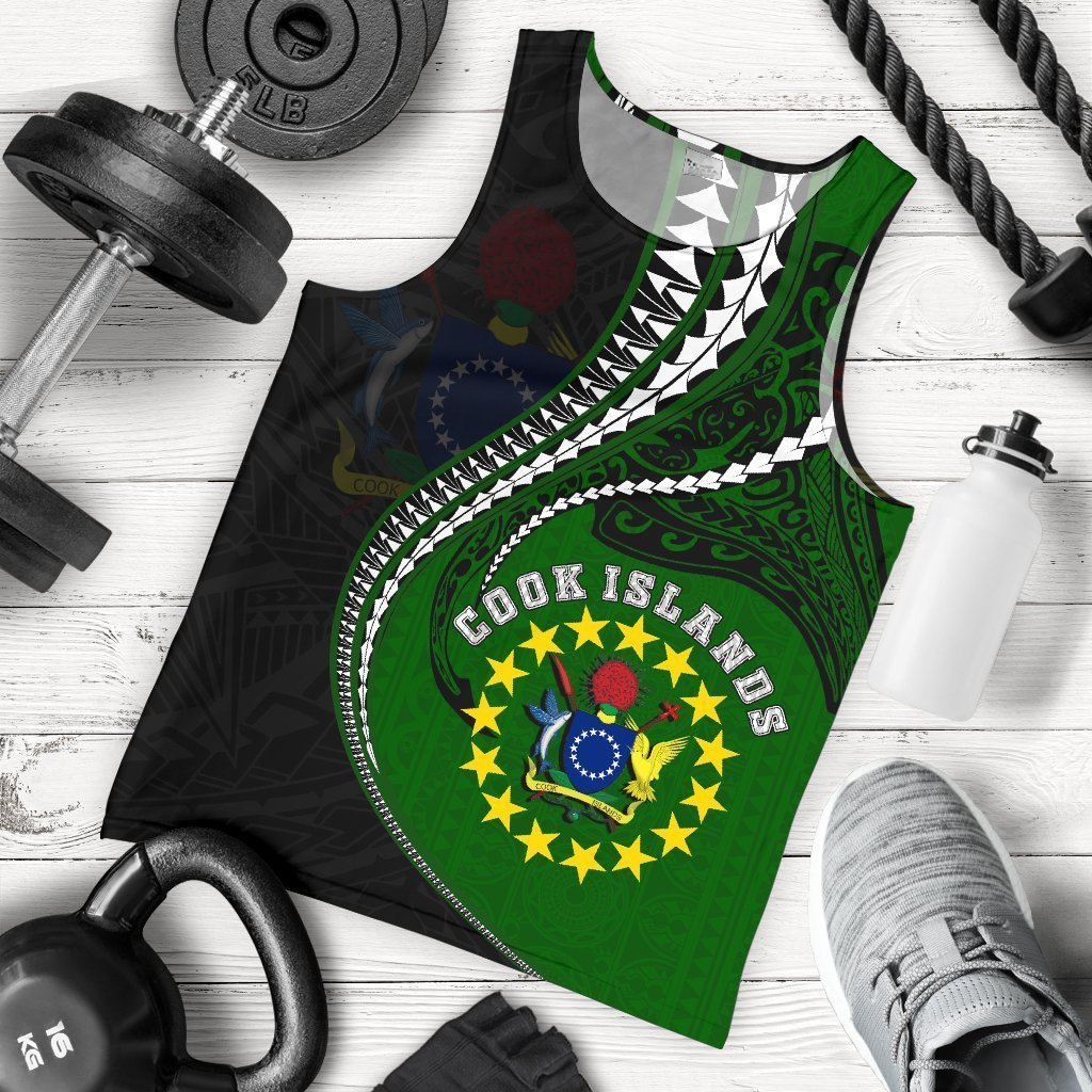 Cook Islands Men's Tank Top Kanaloa Tatau Gen CK