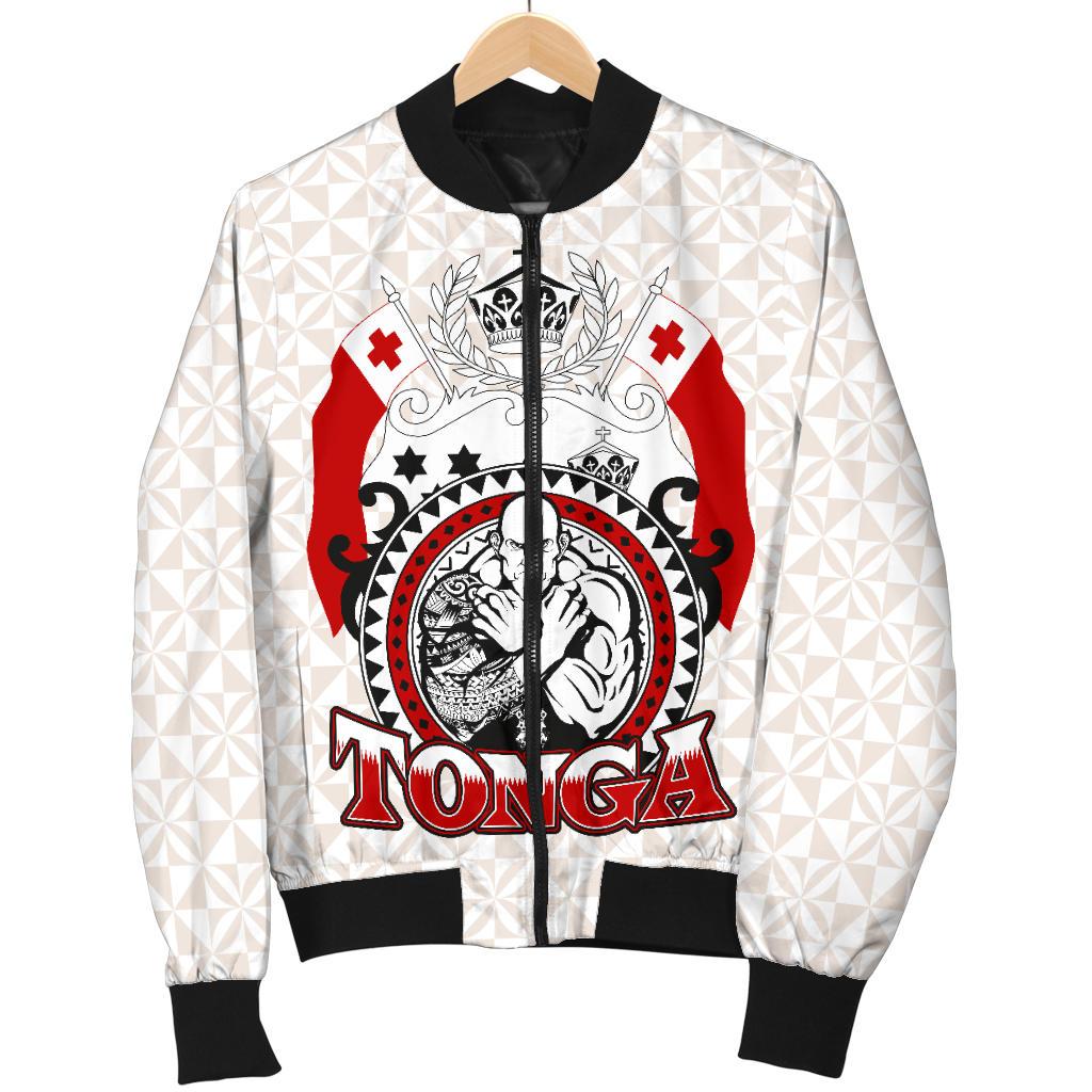 Tonga Polynesian Men Bomber Jacket Tonga Power