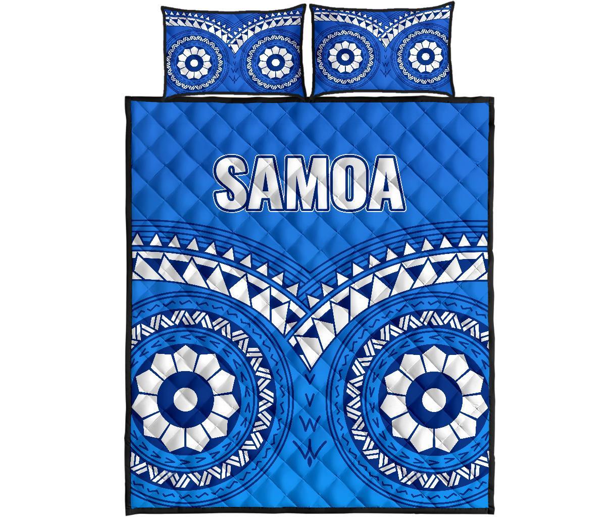 Samoa Quilt Bed Set Samoa Tribal Pattern