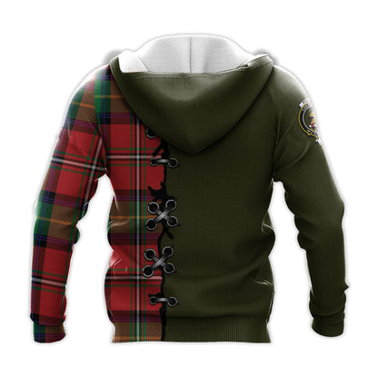 Printivon Fullerton Tartan Hoodie Lion Rampant And Celtic Thistle Style