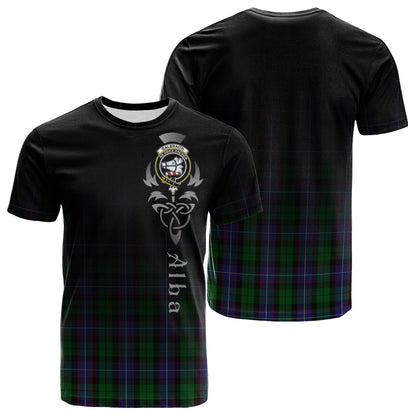 Printivon Galbraith Tartan Crest Alba Celtic T Shirt