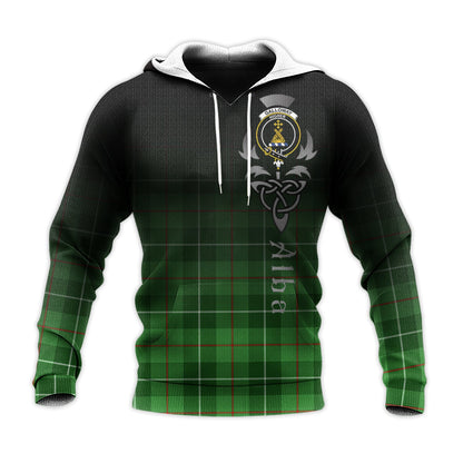 Printivon Galloway Tartan Crest Alba Celtic Hoodie