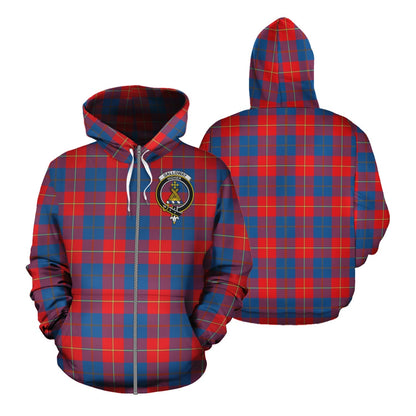 Printivon Galloway Red Tartan Hoodie