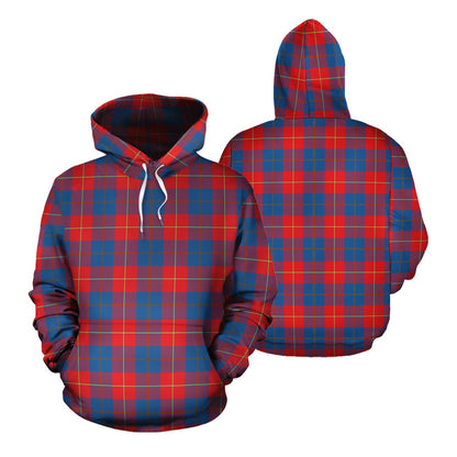 Printivon Galloway Red Tartan Hoodie