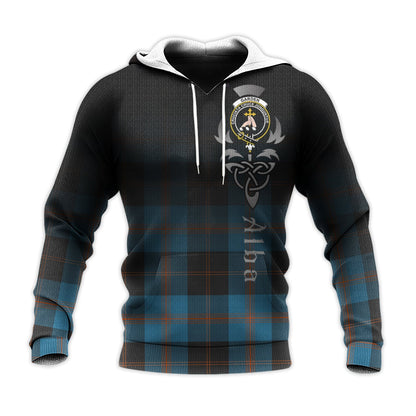 Printivon Garden Tartan Crest Alba Celtic Hoodie