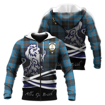 Printivon Garden Tartan Scottish Lion Hoodie