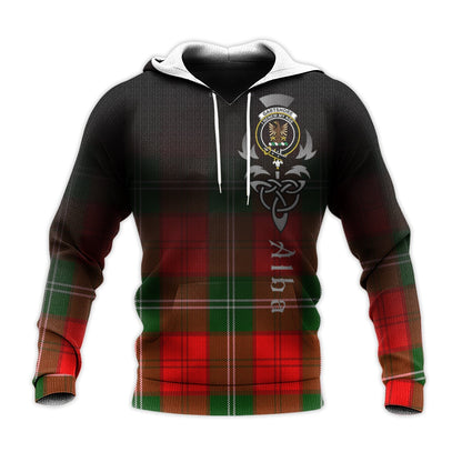 Printivon Gartshore Tartan Crest Alba Celtic Hoodie