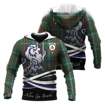 Printivon Gayre Tartan Scottish Lion Hoodie