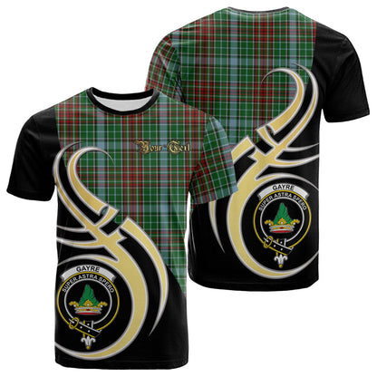 Printivon Gayre Tartan Crest Believe In Me T Shirt