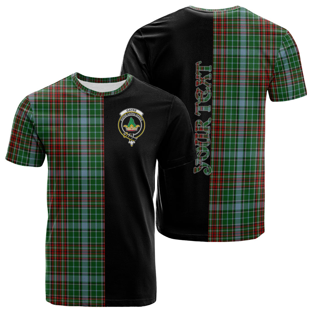 Printivon Gayre Tartan Personalize Half T shirt