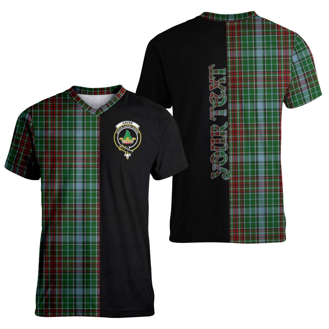 Printivon Gayre Tartan Personalize Half T shirt