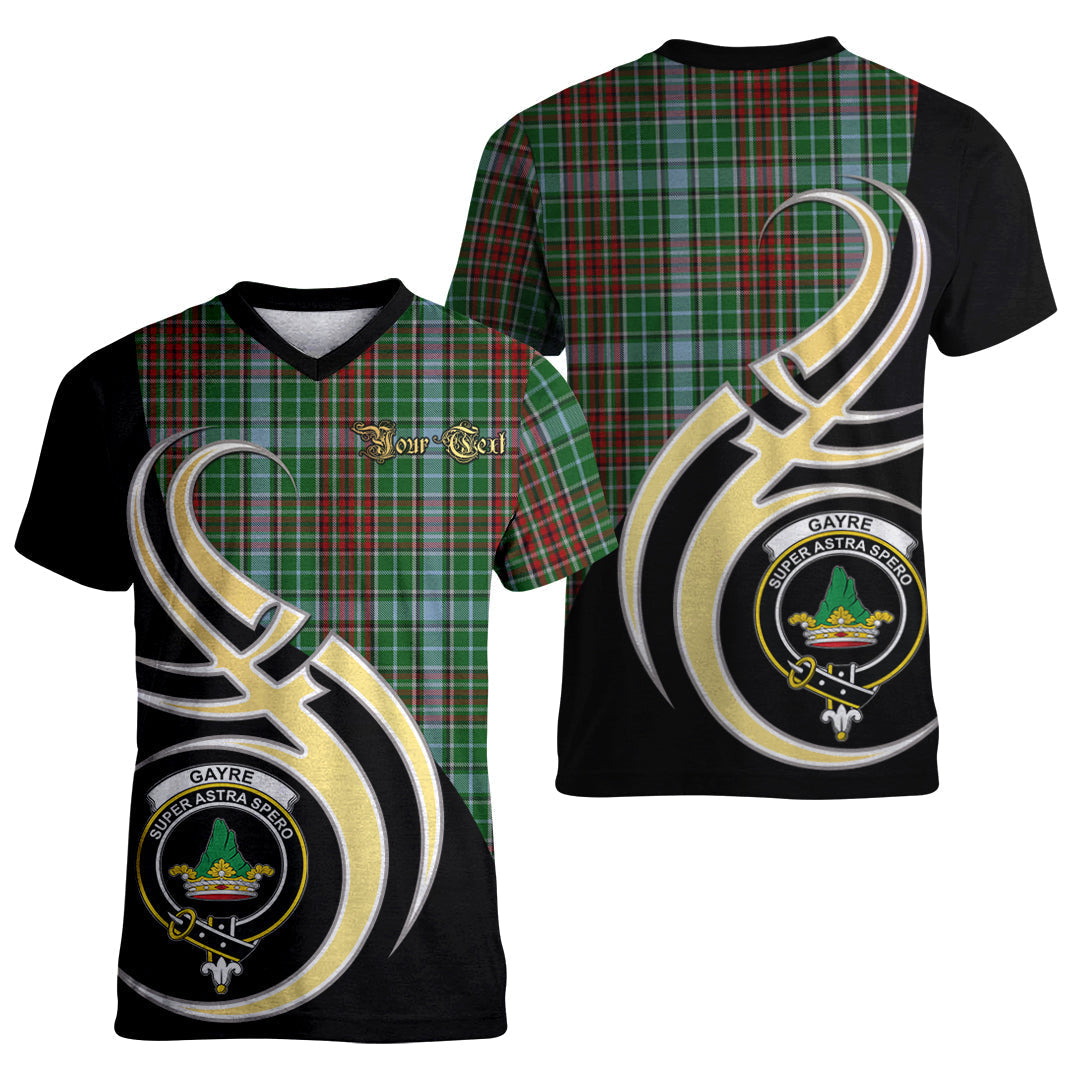 Printivon Gayre Tartan Crest Believe In Me T Shirt