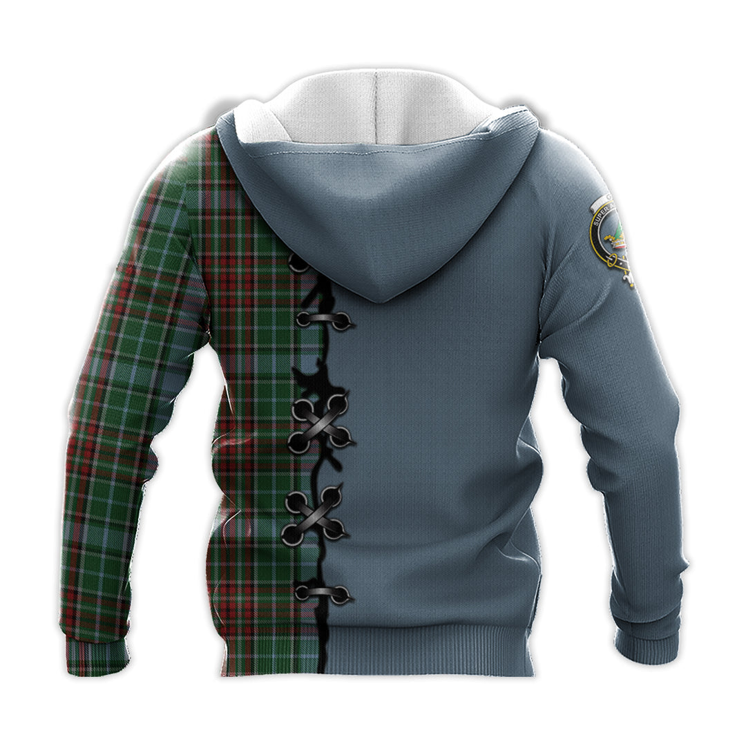 Printivon Gayre Tartan Hoodie Lion Rampant And Celtic Thistle Style