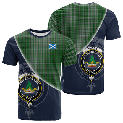 Printivon Gayre Dress Tartan Scottish Crest T Shirt
