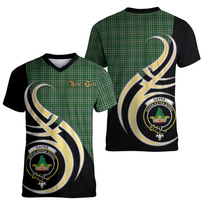 Printivon Gayre Dress Tartan Crest Believe In Me T Shirt